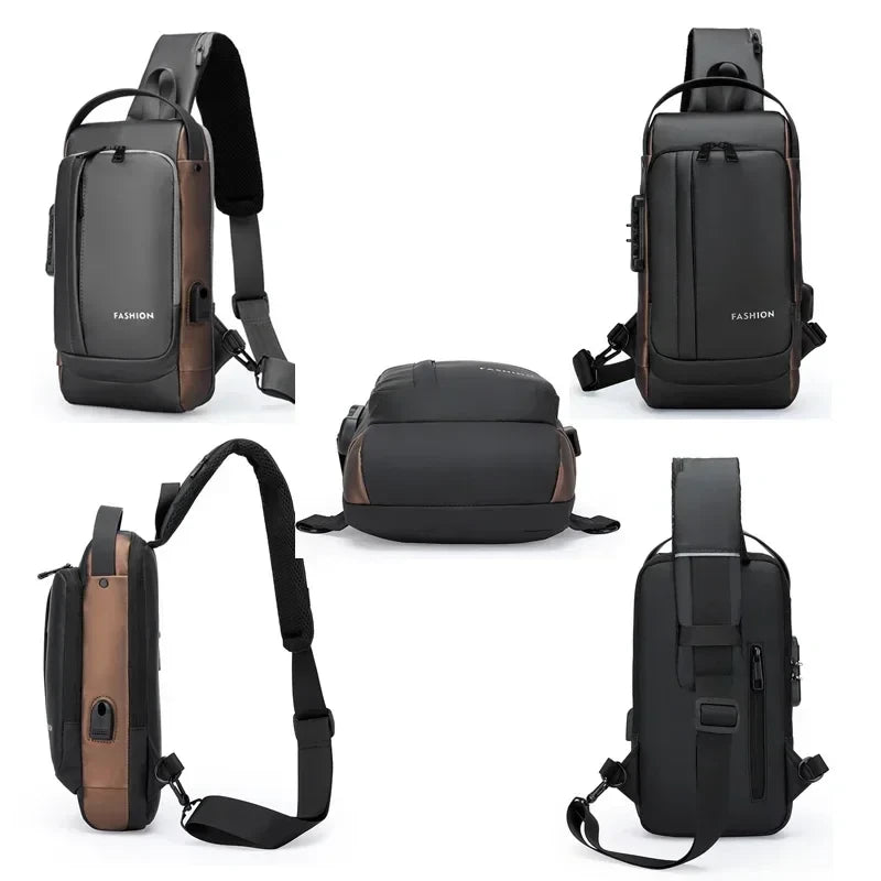 Mochila Antirrobo Impermeable con Puerto USB